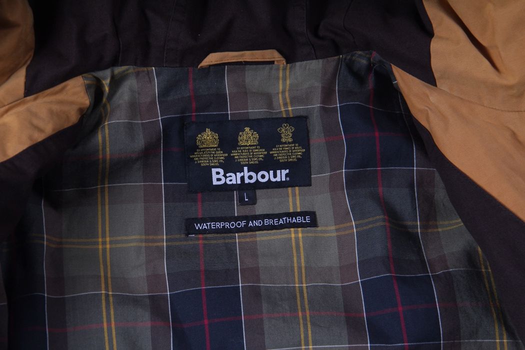 Barbour Barbour Vintage Waterproof Breathable Beige Light Jacket L ...