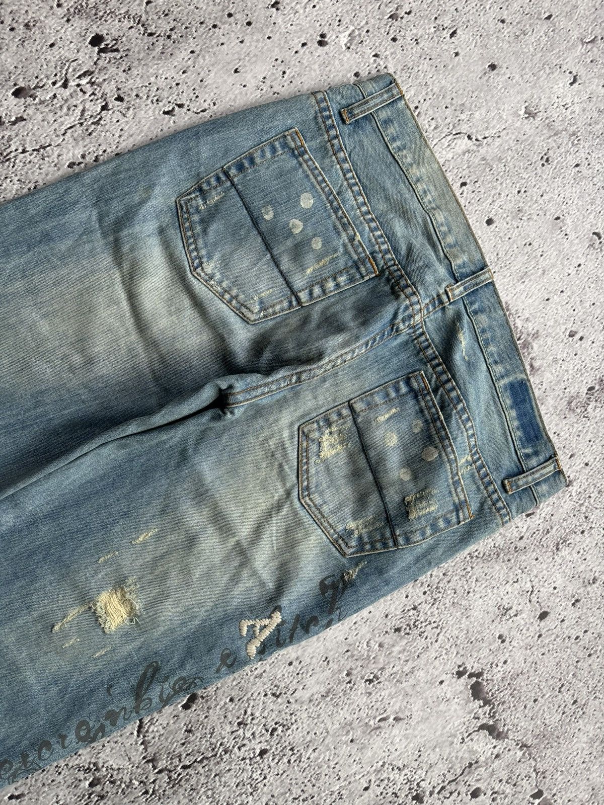 Hysteric Glamour 2000's Flare Abercrombie Distressed Denim bootcut Size US 31 - 4 Thumbnail
