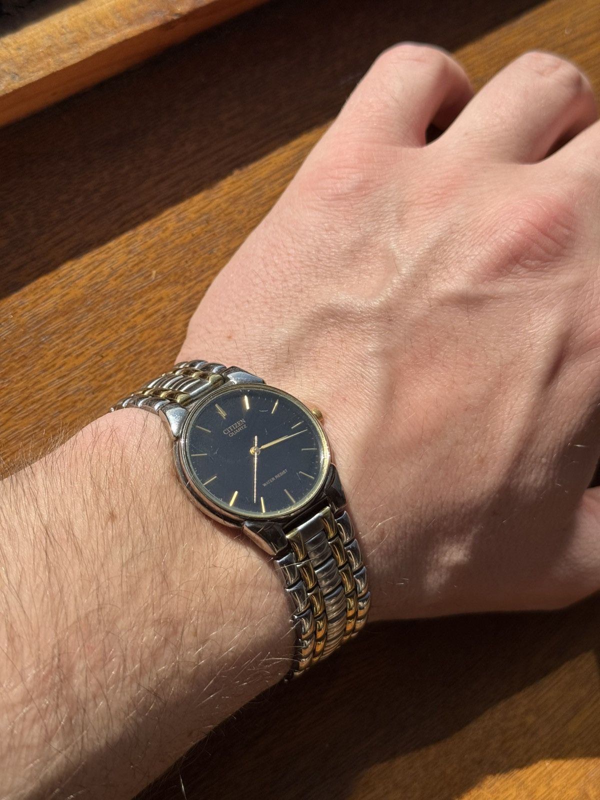 Citizen × Japanese Brand 💗Vintage 90s Citizen retro Watch Japanese Quartz, WORK Size ONE SIZE - 2 Thumbnail