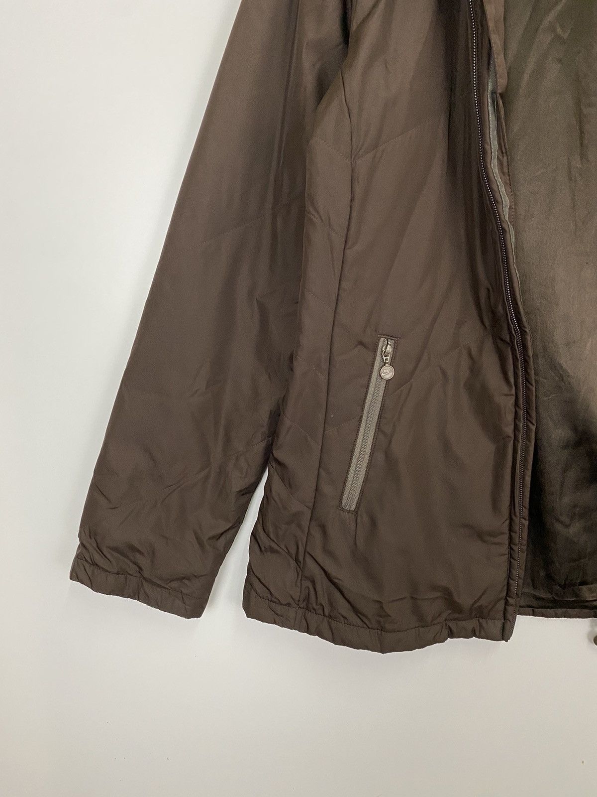 Nike Vintage Y2K Nike Light Jacket Brown Size US S / EU 44-46 / 1 - 4 Thumbnail