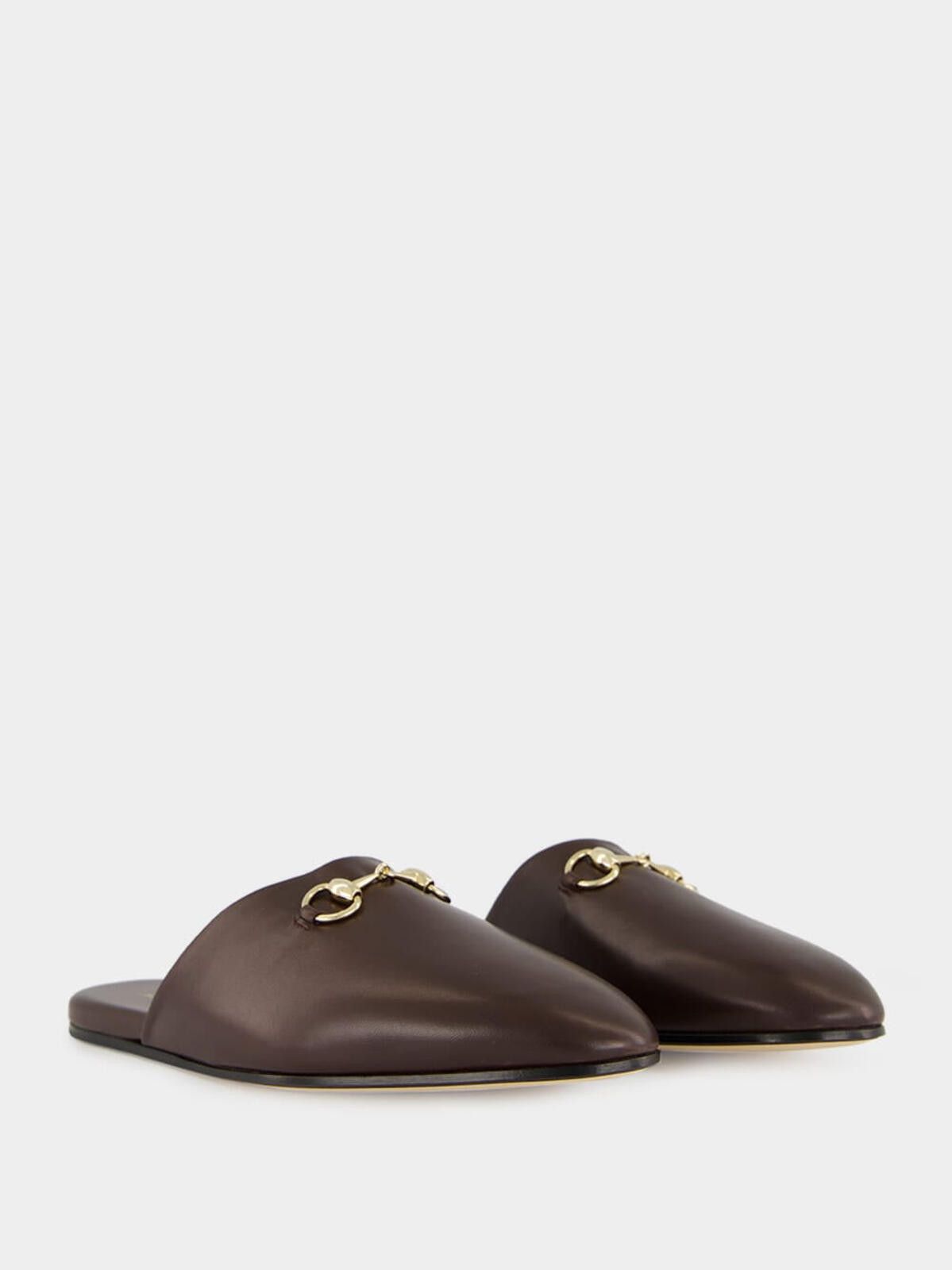 Gucci Gucci Horsebit Leather Mules Size ONE SIZE - 2 Thumbnail