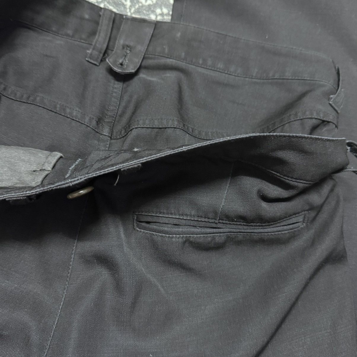 CABANE de ZUCCa Cabane De Zucca Double Waist Wool Trouser Long Leg Size US 32 / EU 48 - 18 Thumbnail