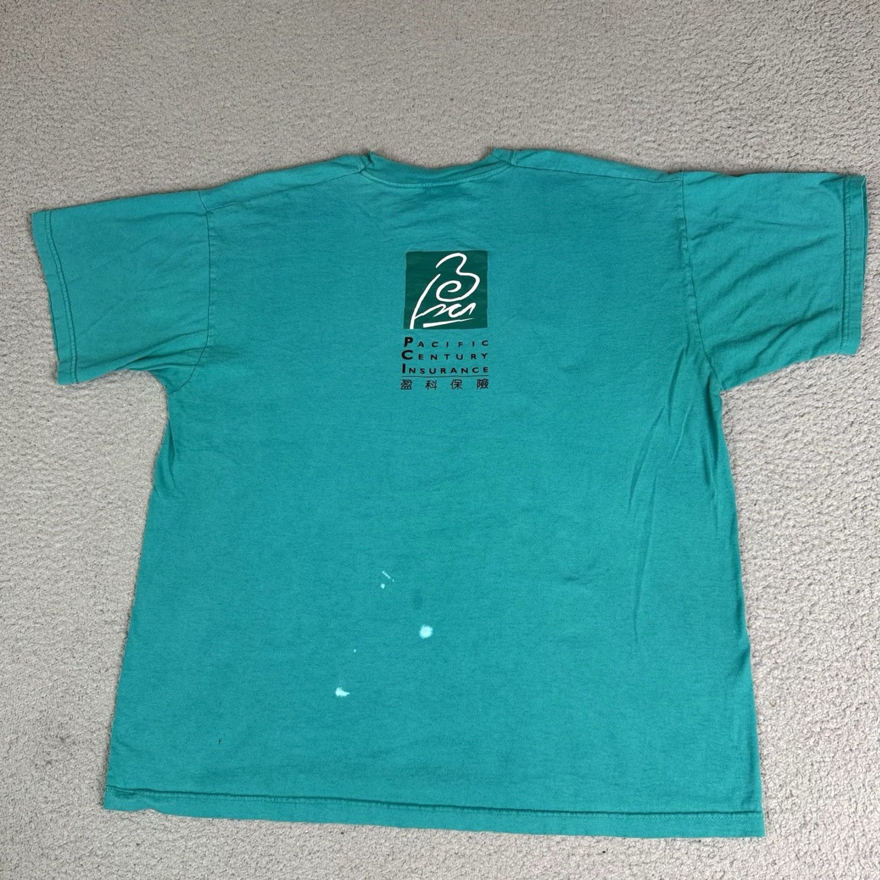 Speedo VINTAGE Speedo Shirt Adult XL Green Womens 90s Beach Sports Open Distressed Size XL / US 12-14 / IT 48-50 - 7 Thumbnail