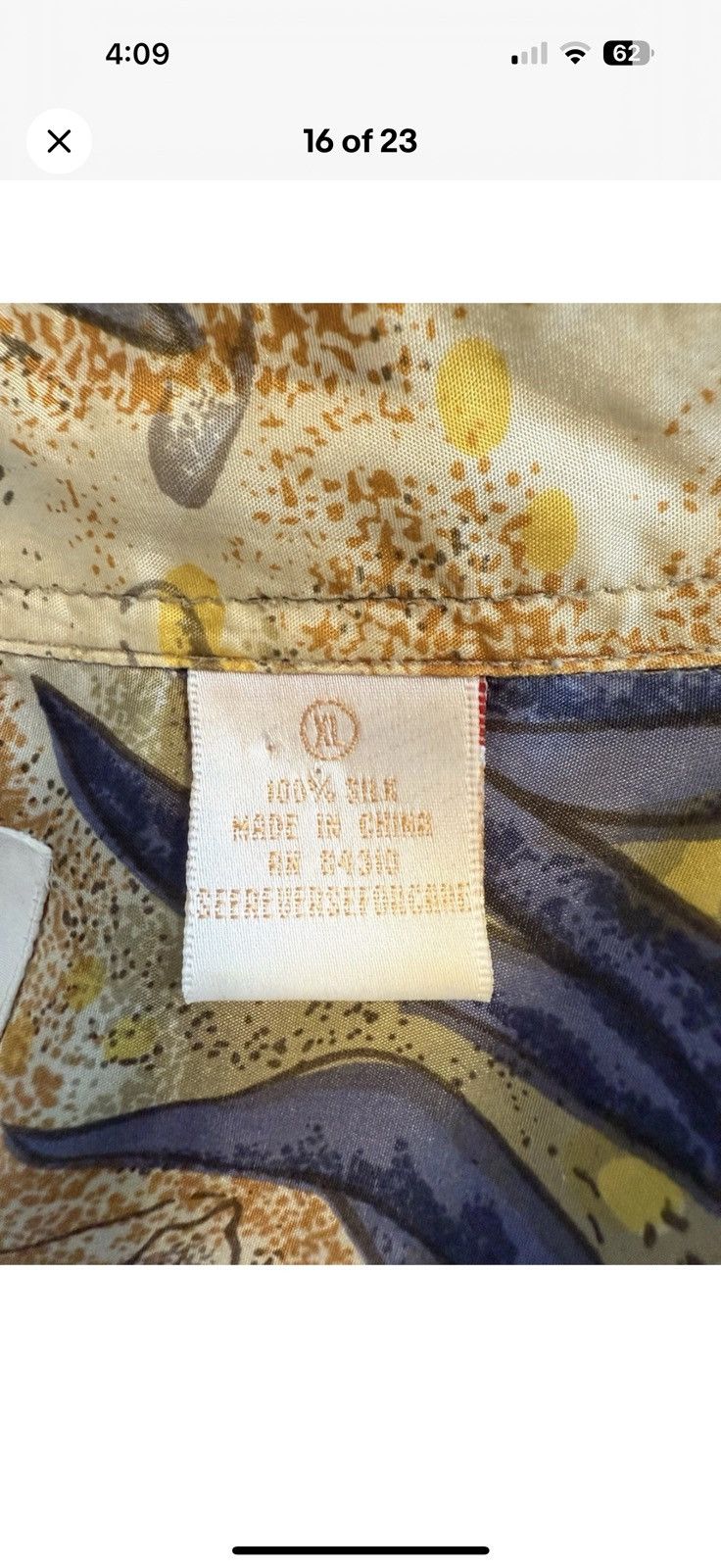 Other Summa Silk Tropical Fish Shirt XL Short Sleeve Hawaiian Size US XL / EU 56 / 4 - 9 Thumbnail