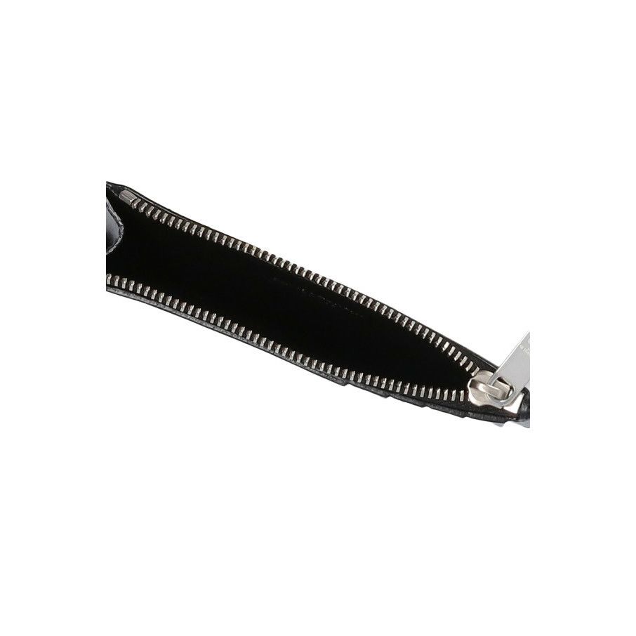 Saint Laurent Paris SAINT LAURENT Black Silver Card Case New & Authentic Size ONE SIZE - 2 Thumbnail