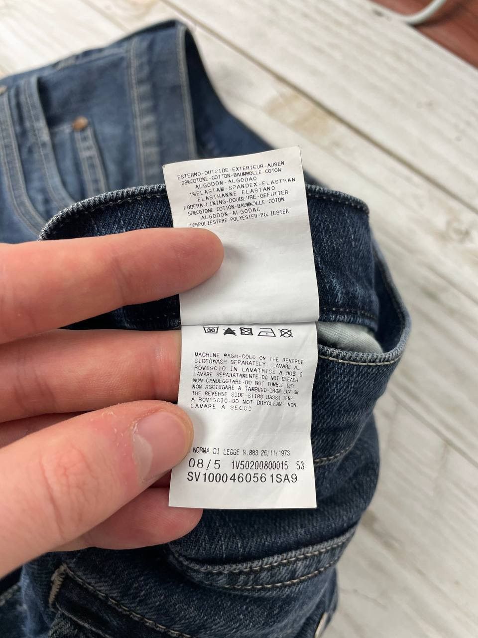 Versace Vintage Versace Jeans Denim Luxury Size US 38 / EU 54 - 13 Thumbnail