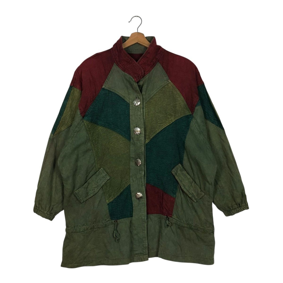 Japanese Brand 🔥VINTAGE PATCHWORK DEISGN JACKET UNBRANDED ISSEY MIYAKE Size US L / EU 52-54 / 3 - 3 Thumbnail