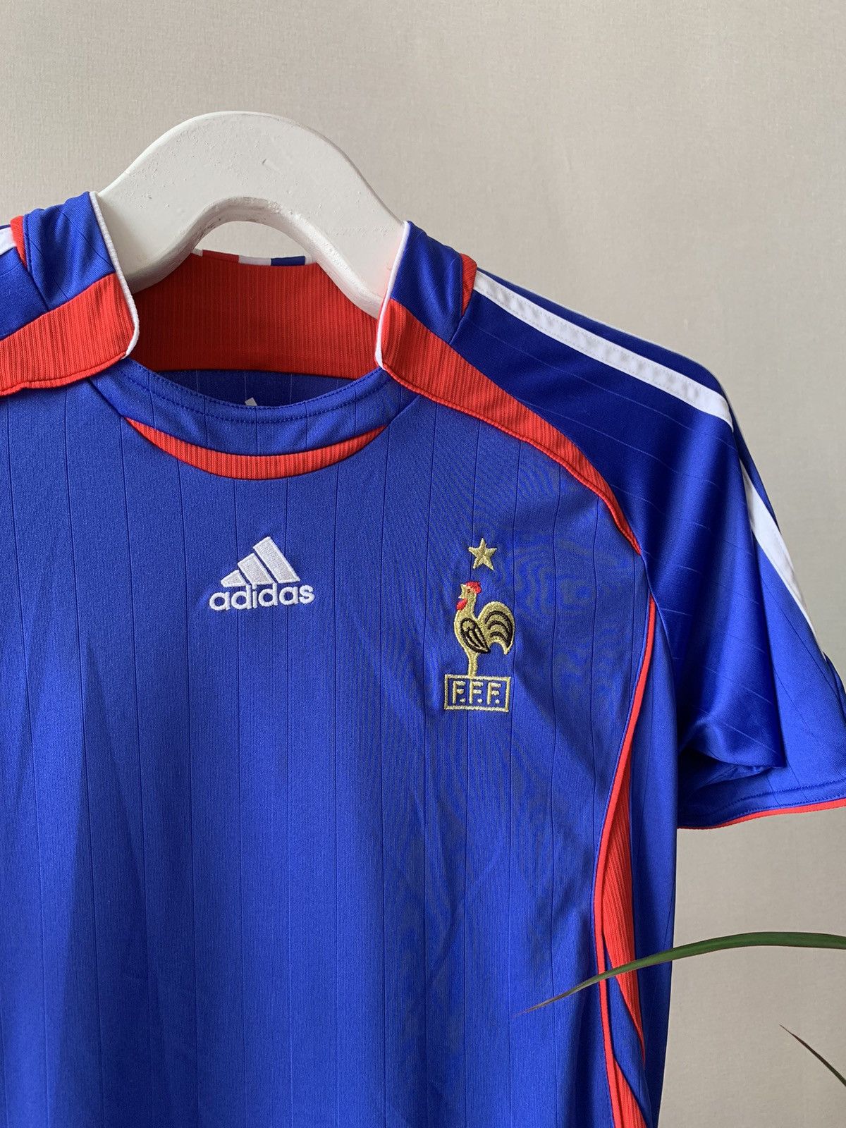 Vintage Adidas France Zidane Home FIFA World Cup 2006 Y2K Jersey Size US XS / EU 42 / 0 - 3 Thumbnail
