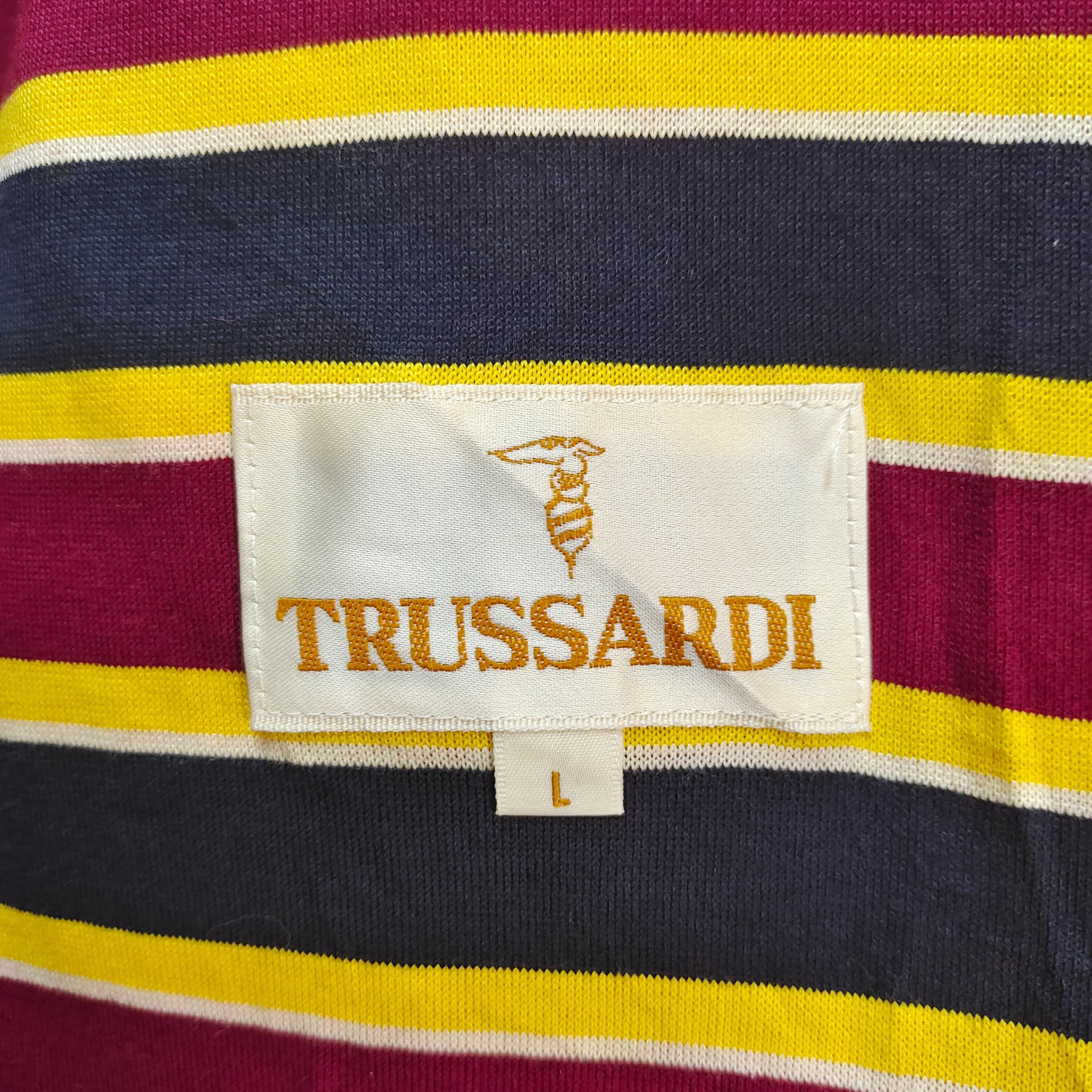 Trussardi Vintage Trussardi Bright Red Greyhound Logo Windbreaker Size US L / EU 52-54 / 3 - 11 Thumbnail