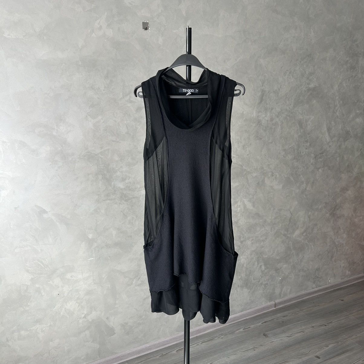 Transit TR-900 Transit Par Such Wool / Viscose Avantgarde Dress Size XS / US 0-2 / IT 36-38 - 1 Thumbnail