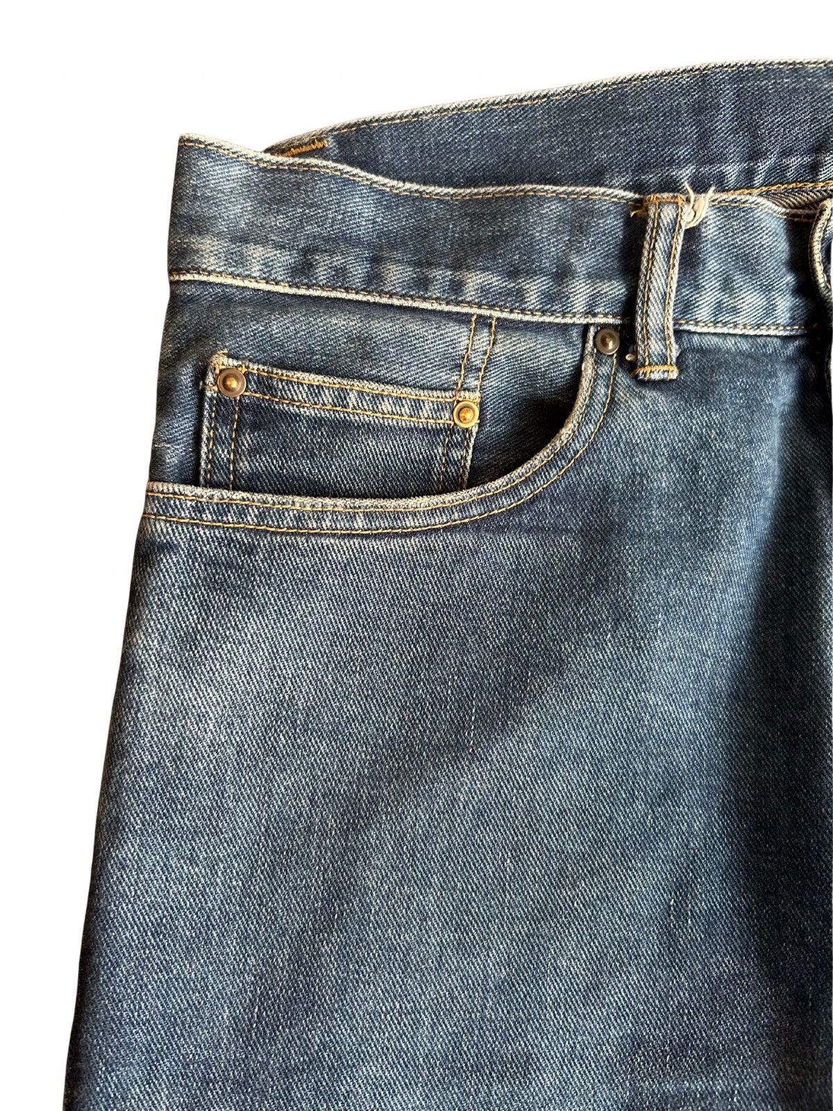 Carhartt Carhartt WIP Pontiac Pant Blue Denim Jeans – 31x32 Size US 31 - 6 Thumbnail