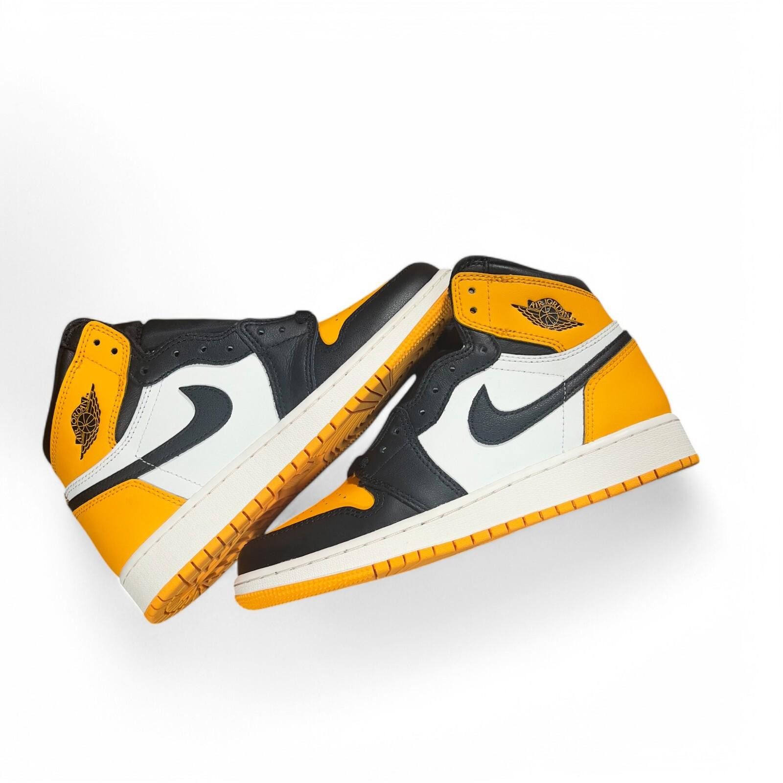 Nike Nike Air Jordan 1 High OG GS Taxi Black Yellow UK 4.5 Size US 5 / EU 37 - 8 Thumbnail