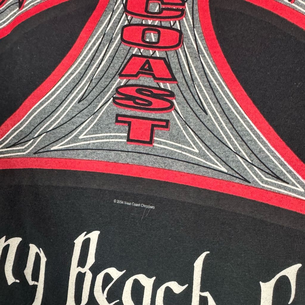 Harley Davidson Black and Red West Coast Choppers T-Shirt Vintage Size XL Size US XL / EU 56 / 4 - 5 Thumbnail