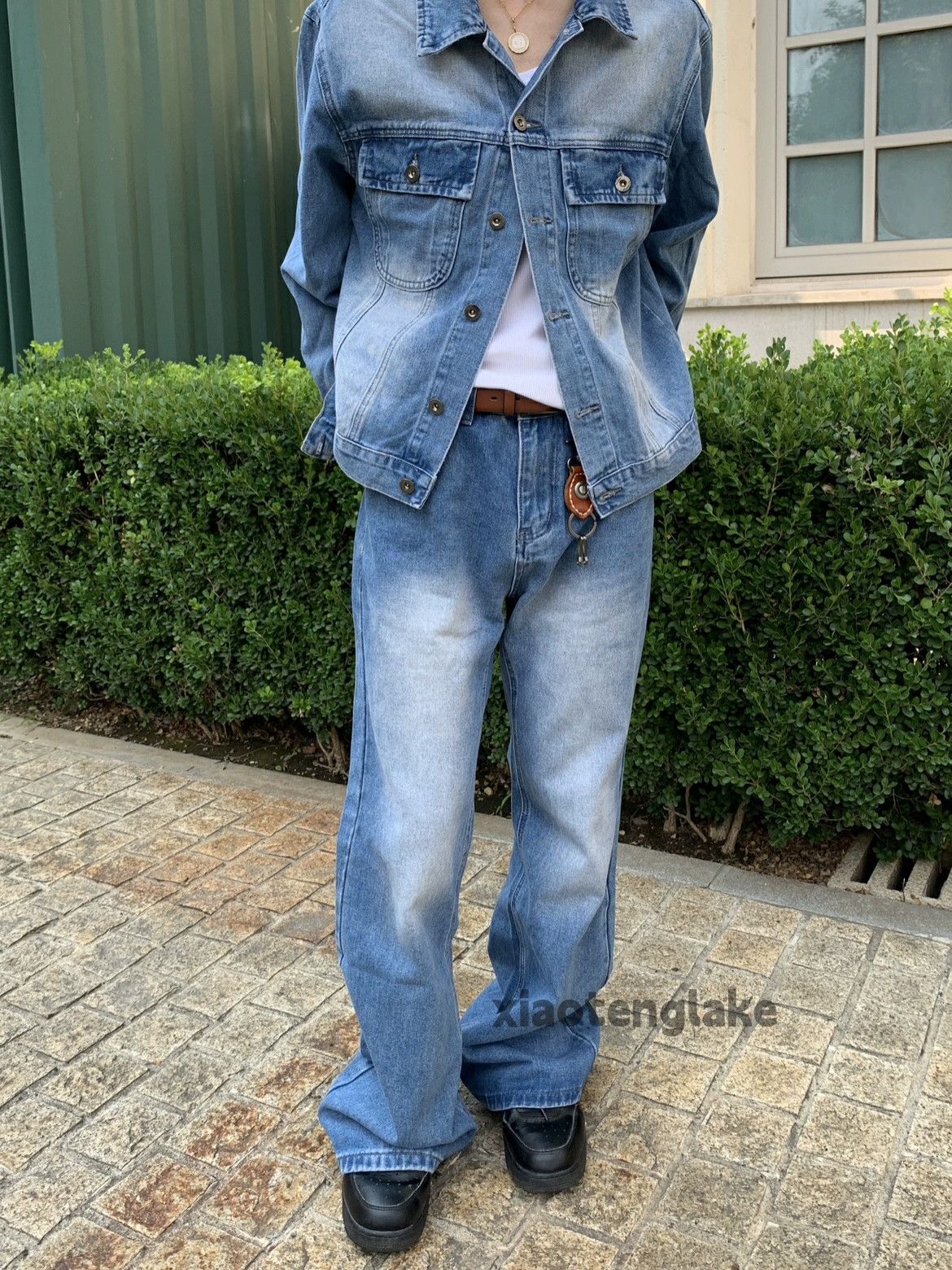Jean × Vintage washed faded cleanfit yuppie bootcut grunge jeans Size US 32 / EU 48 - 4 Thumbnail