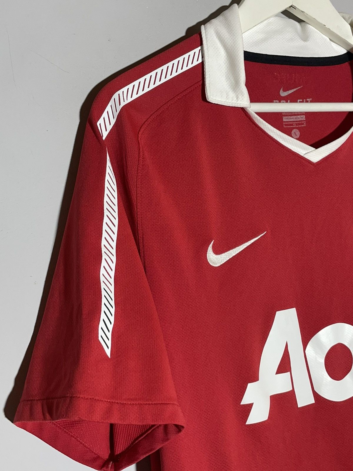 Nike Nike Manchester United 2009/10 Nike Y2k Football Shirt Size US L / EU 52-54 / 3 - 5 Thumbnail
