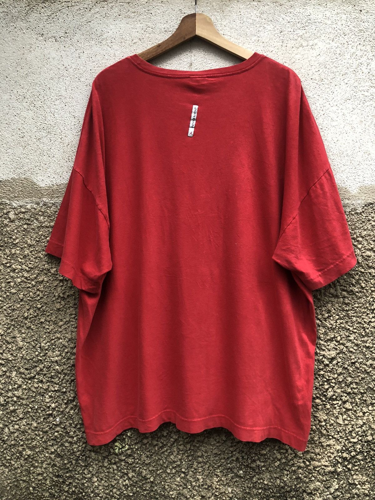 Nike × Vintage Vintage 00s Nike Air Jordan Small Logo Boxy Tee Size US XXL / EU 58 / 5 - 2 Thumbnail