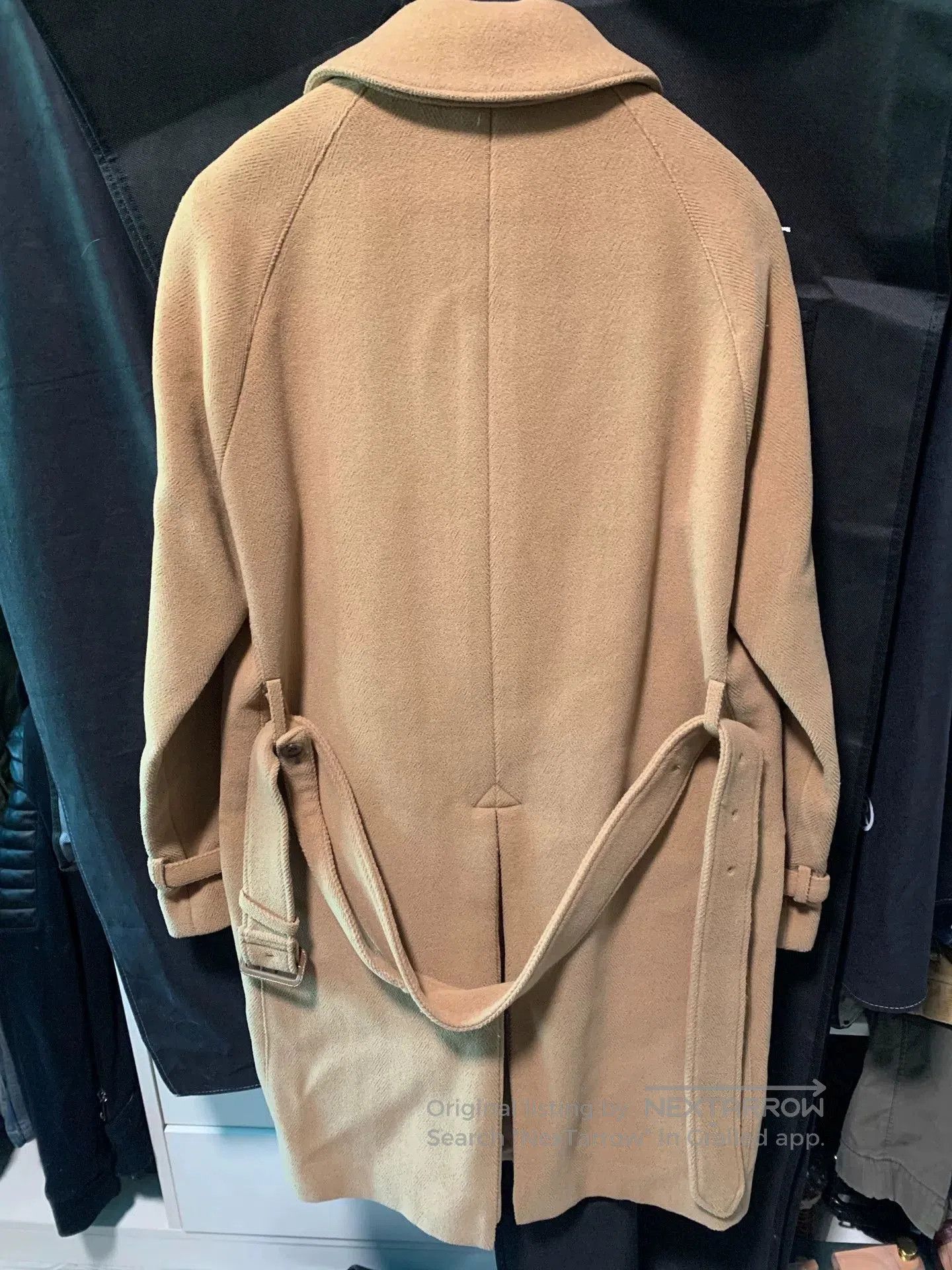 Ring Jacket wool coat with belt for autumn winter. Size US M / EU 48-50 / 2 - 4 Thumbnail