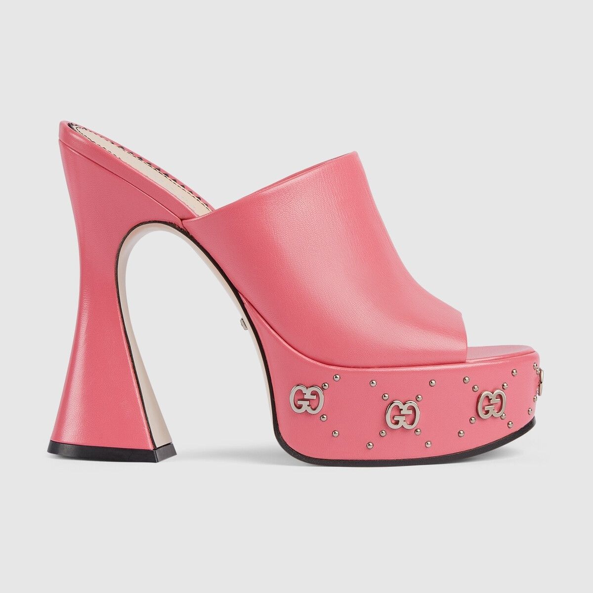 Gucci o1s1wg110125 Platform Slides Sandals in Pink Size US 8.5 / IT 38.5 - 1 Thumbnail