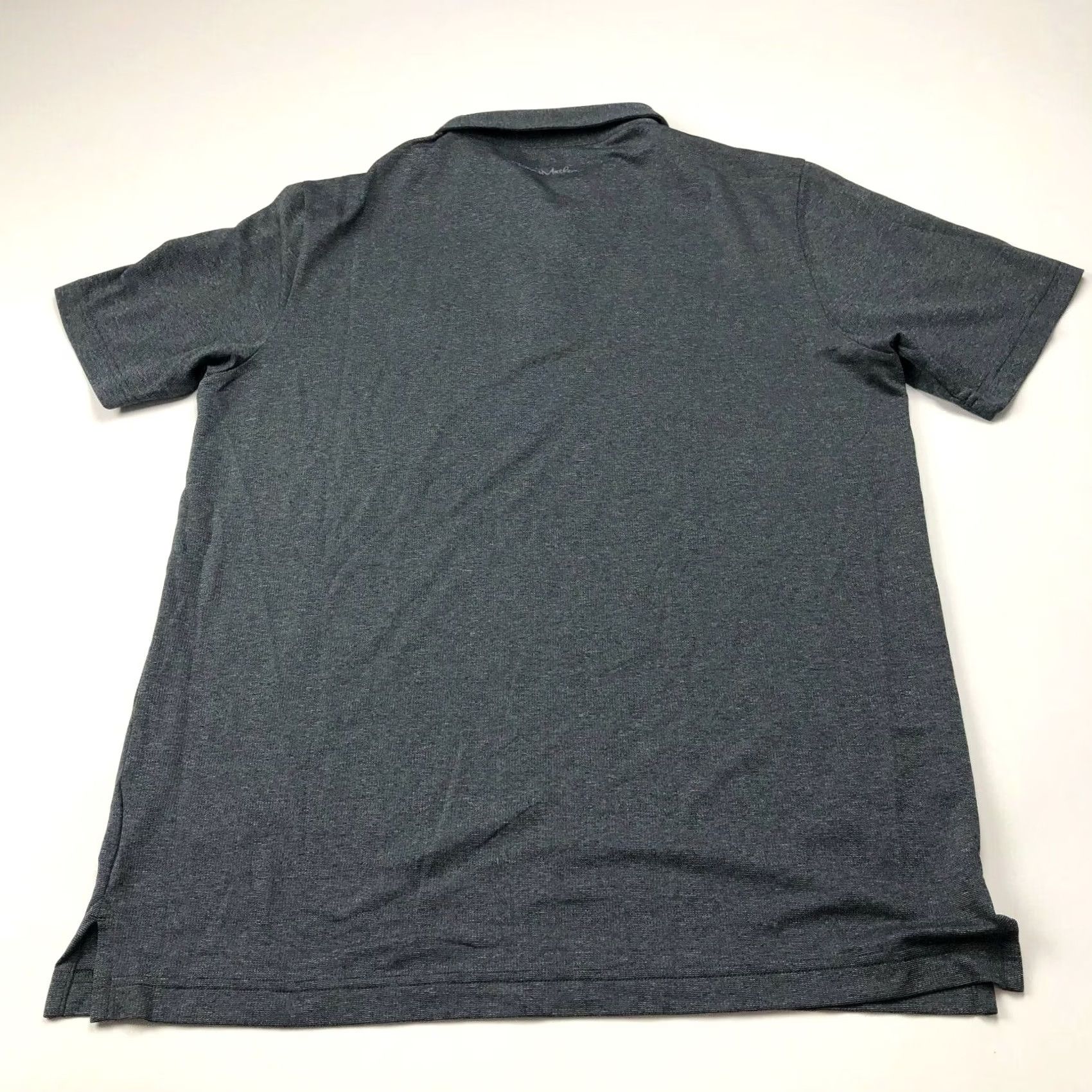 TravisMathew Travis Mathew Polo Shirt Mens Golf Short Sleeve Button LOGO PATCH Gray L Regular Short Sleeve Polo Shirt Mens Golf Logo Patch Gray Size US L / EU 52-54 / 3 - 2 Thumbnail