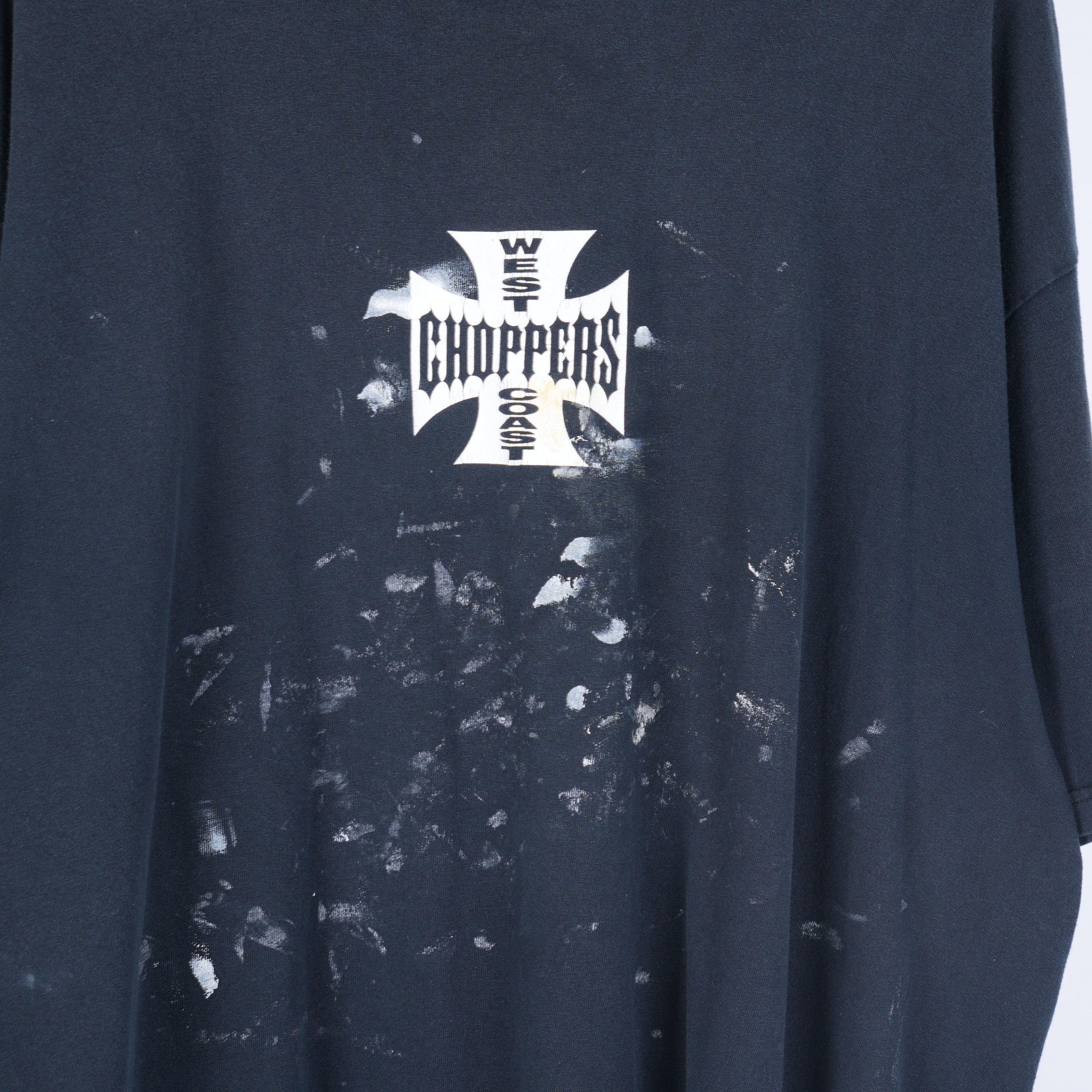 Vintage VINTAGE WEST COAST CHOPPERS LOGO PAINT SPLATTER TEE Size US XXL / EU 58 / 5 - 3 Thumbnail