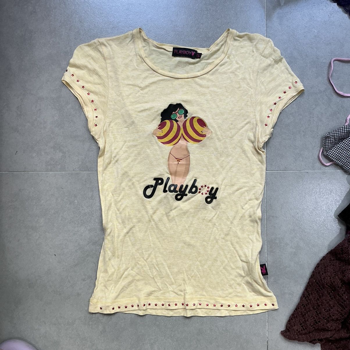 Playboy 1990s Playboy Graphic Top Size M / US 6-8 / IT 42-44 - 1 Thumbnail