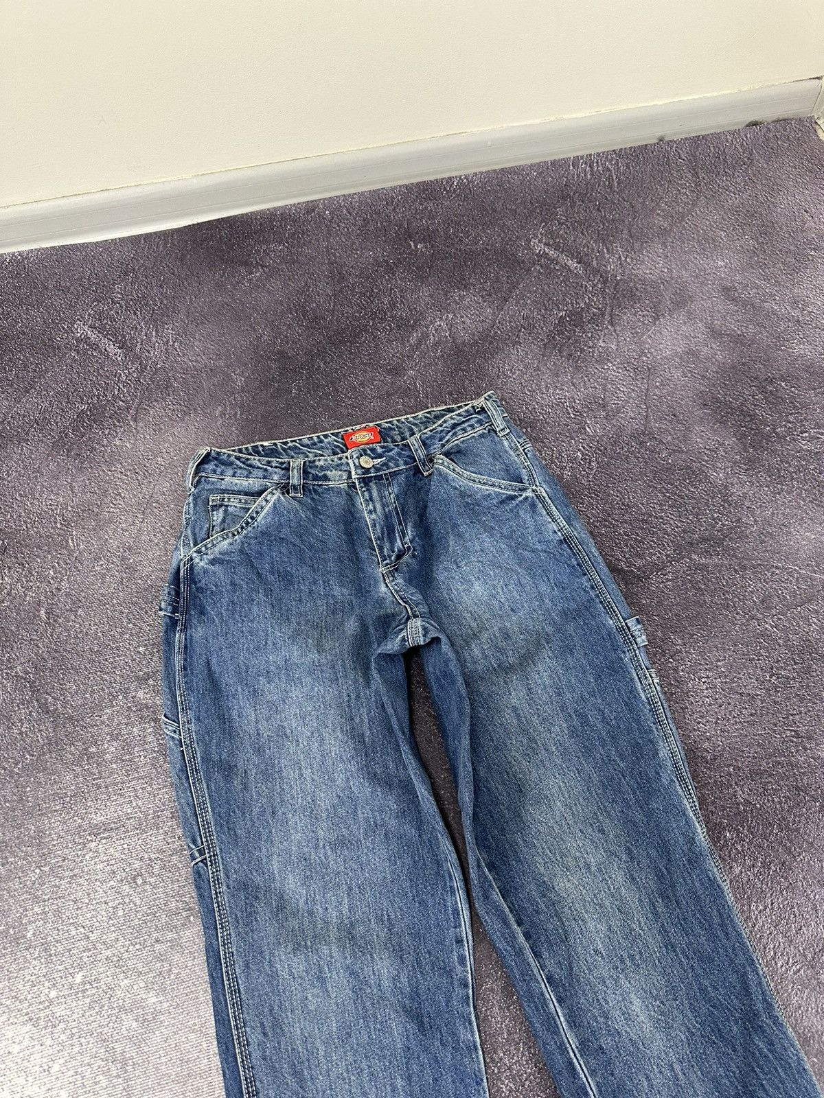 Dickies Vintage Dickies Y2K Blue Work Hype Slim Jeans Size US 28 / EU 44 - 11 Thumbnail