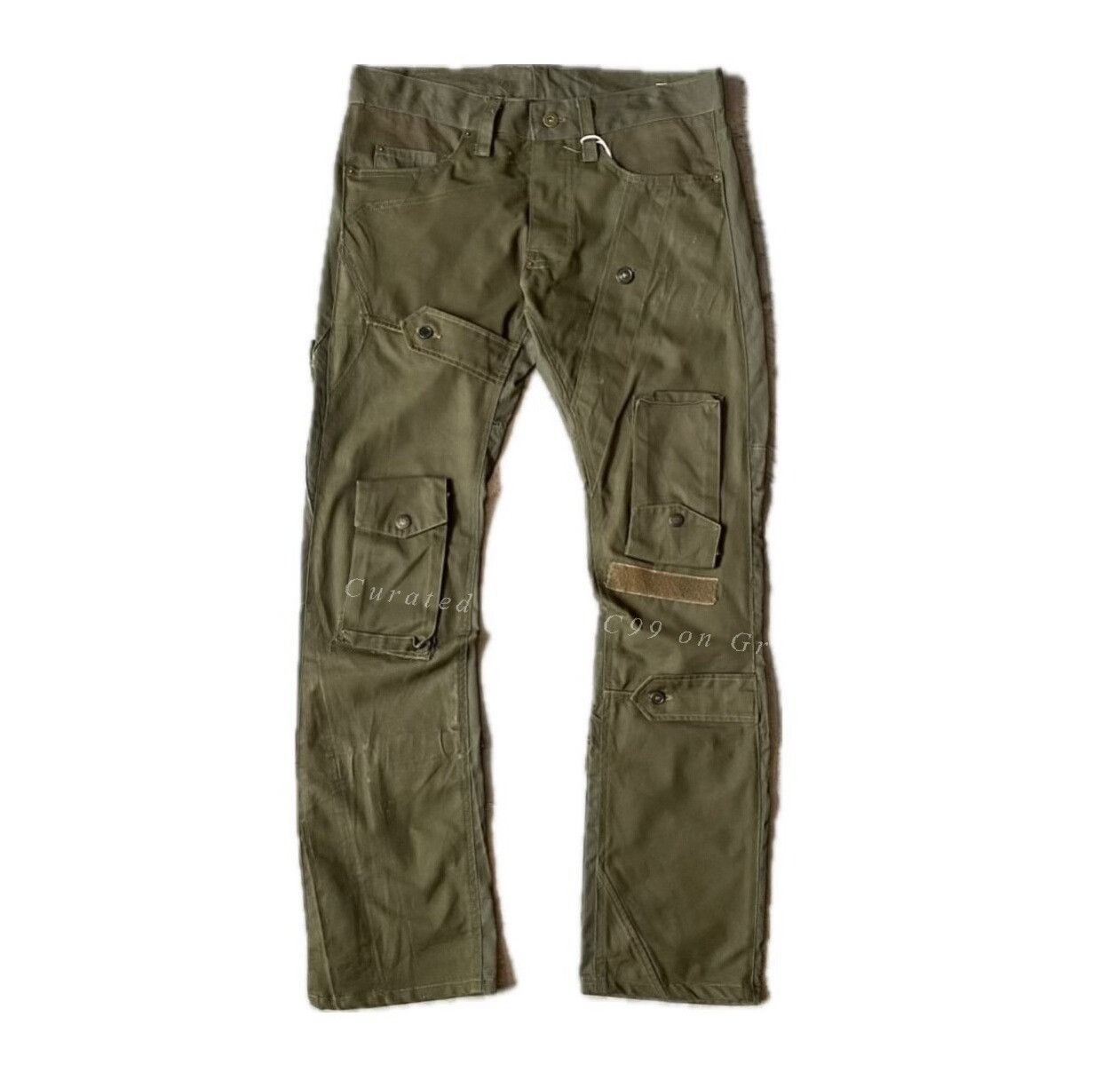 Vintage 1990s-2000s 20471120 Military Cargo Pants Size US 30 / EU 46 - 1 Thumbnail