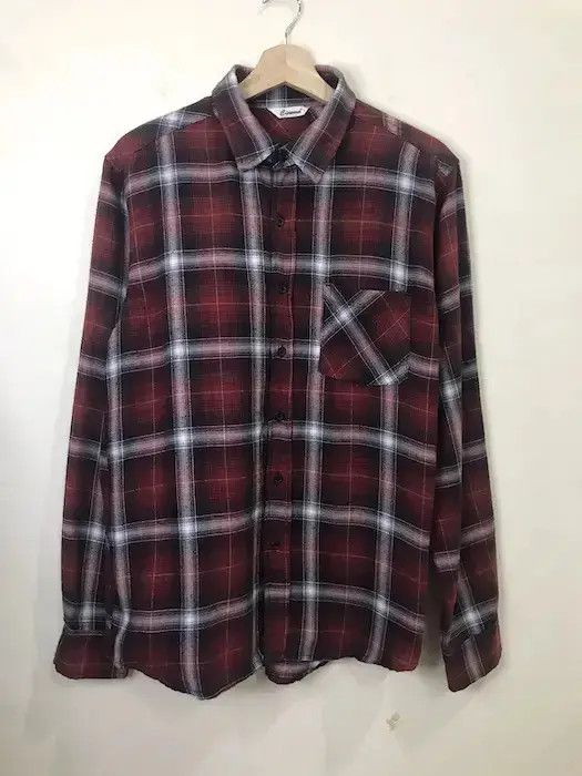 Flannel Cinema Plaid Tartan Flannel Shirt Size US M / EU 48-50 / 2 - 1 Thumbnail