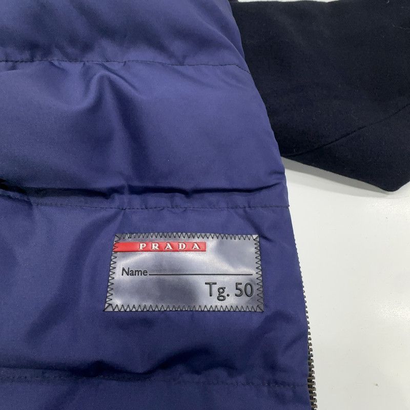 Prada Prada Blue Ushanka Collar Long Sleeve Jacket-2506 Size US L / EU 52-54 / 3 - 1 Thumbnail