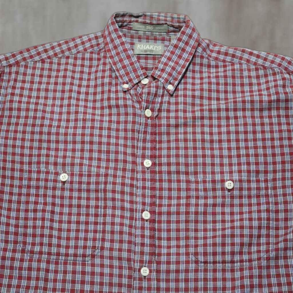Mountain Khakis Khakis Mountain Mens Button-Up Shirt Plaid Red Outdoors Lightweight Medium Size M Regular Color Size US M / EU 48-50 / 2 - 1 Thumbnail