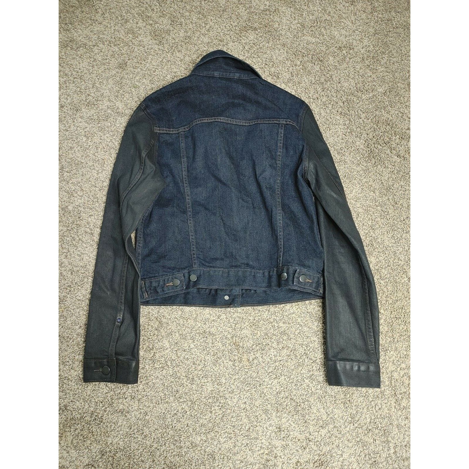 Gap Gap stretch denim jacket with black sleeves. Small Size S / US 4 / IT 40 - 2 Thumbnail