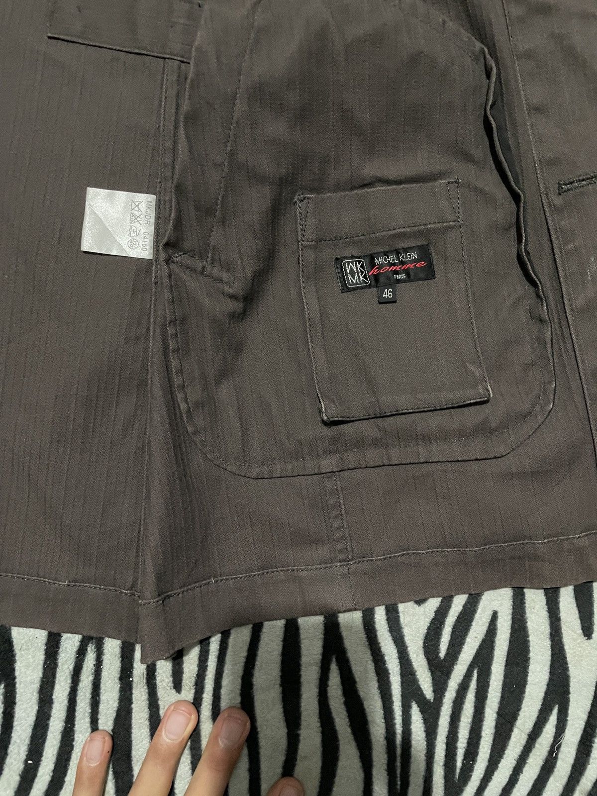 Michel Klein × Vintage Vintage Micheal Klein Homme Faded Jacket Size US L / EU 52-54 / 3 - 6 Thumbnail