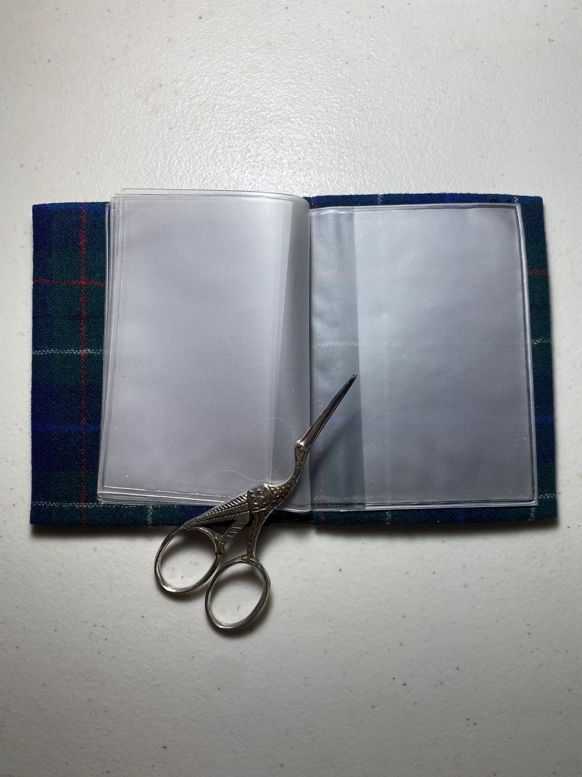 Pendleton Pendleton Wool Tartan Red Plaid Business Card Holder Wallet Size ONE SIZE - 5 Thumbnail