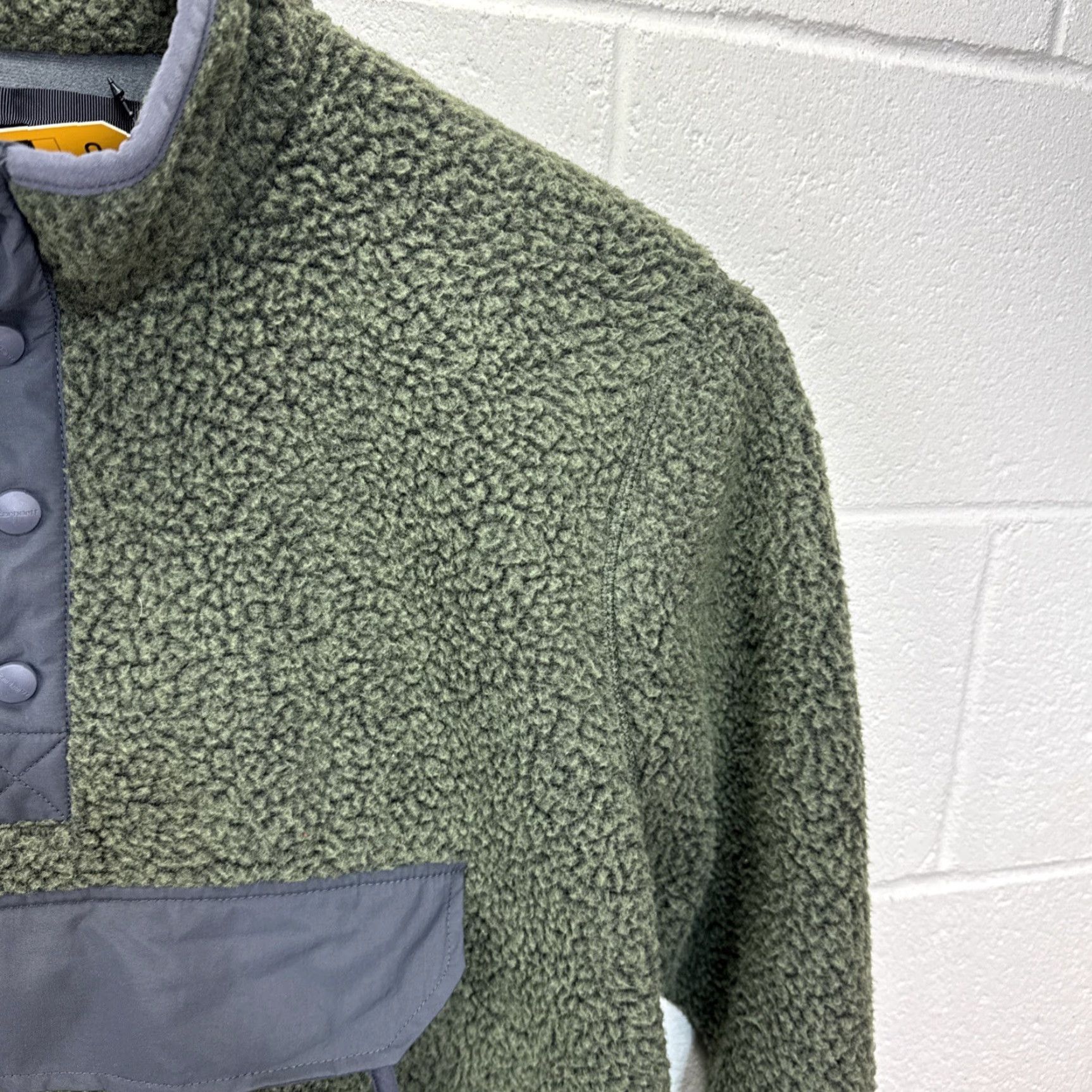 Carhartt Carhartt Men’s Relaxed Fit Fleece Pullover Sweater 0J4991 Green Large New Size US L / EU 52-54 / 3 - 7 Thumbnail