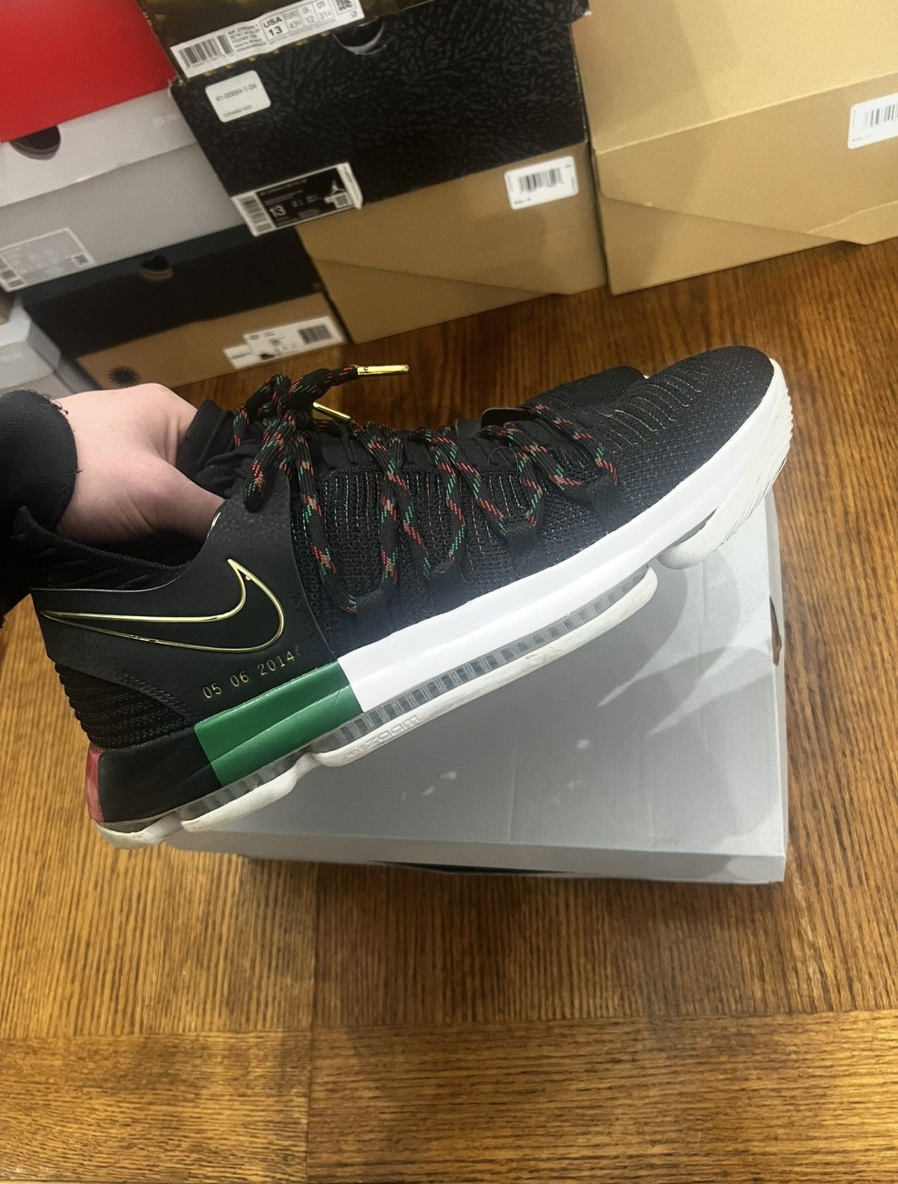 Nike KD 10 Black History Month Size US 13 / EU 46 - 4 Thumbnail