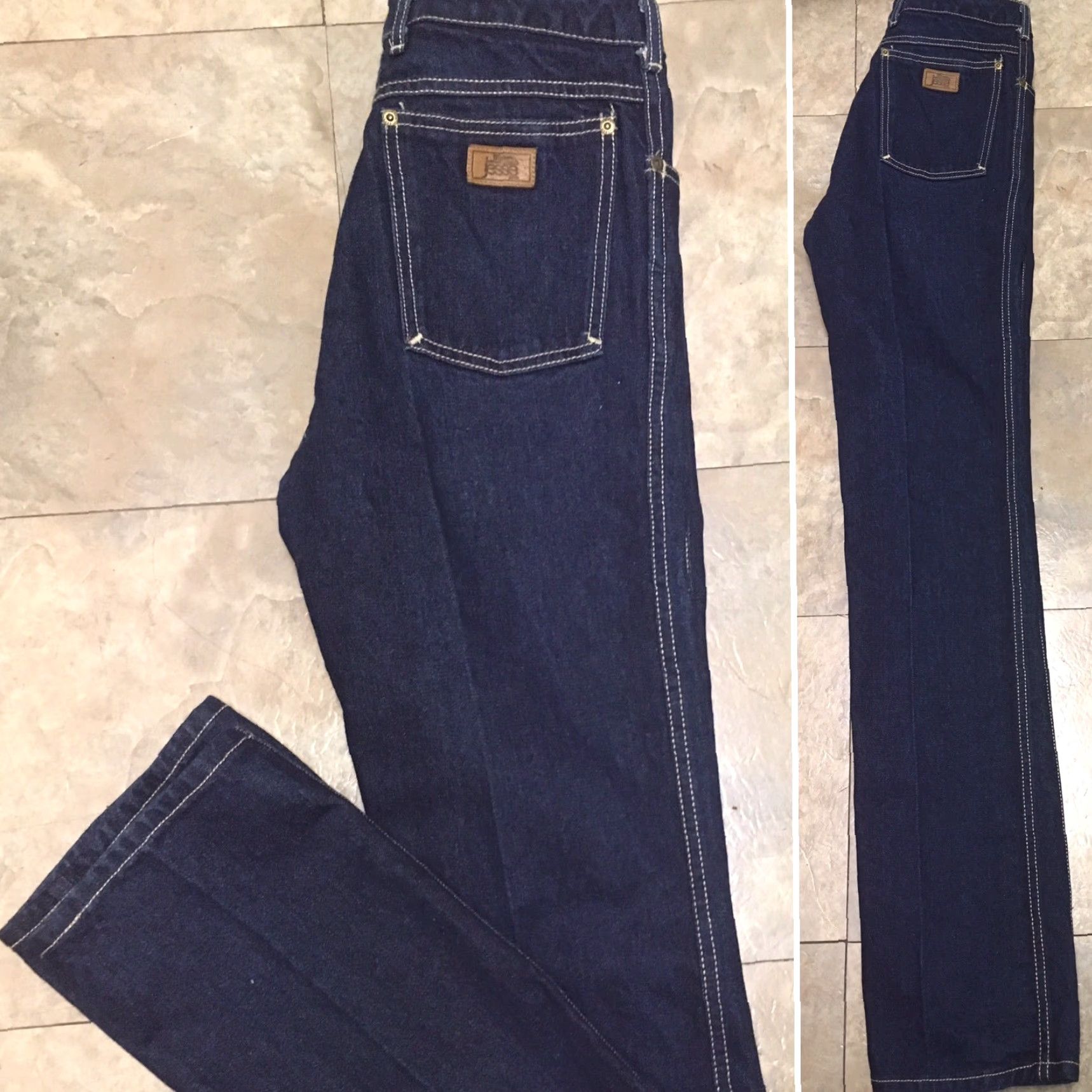 Vintage VINTAGE Jesse Jeans High Waist 70s 80s Denim Jeans 27" Waist 35" Inseam Boys Mens Womens Girls Size 30" / US 8 / IT 44 - 5 Thumbnail