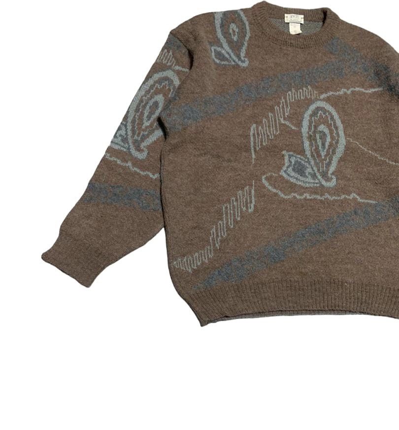 Vintage Wool knitwear Sweater Hype Color Angel Moreau
