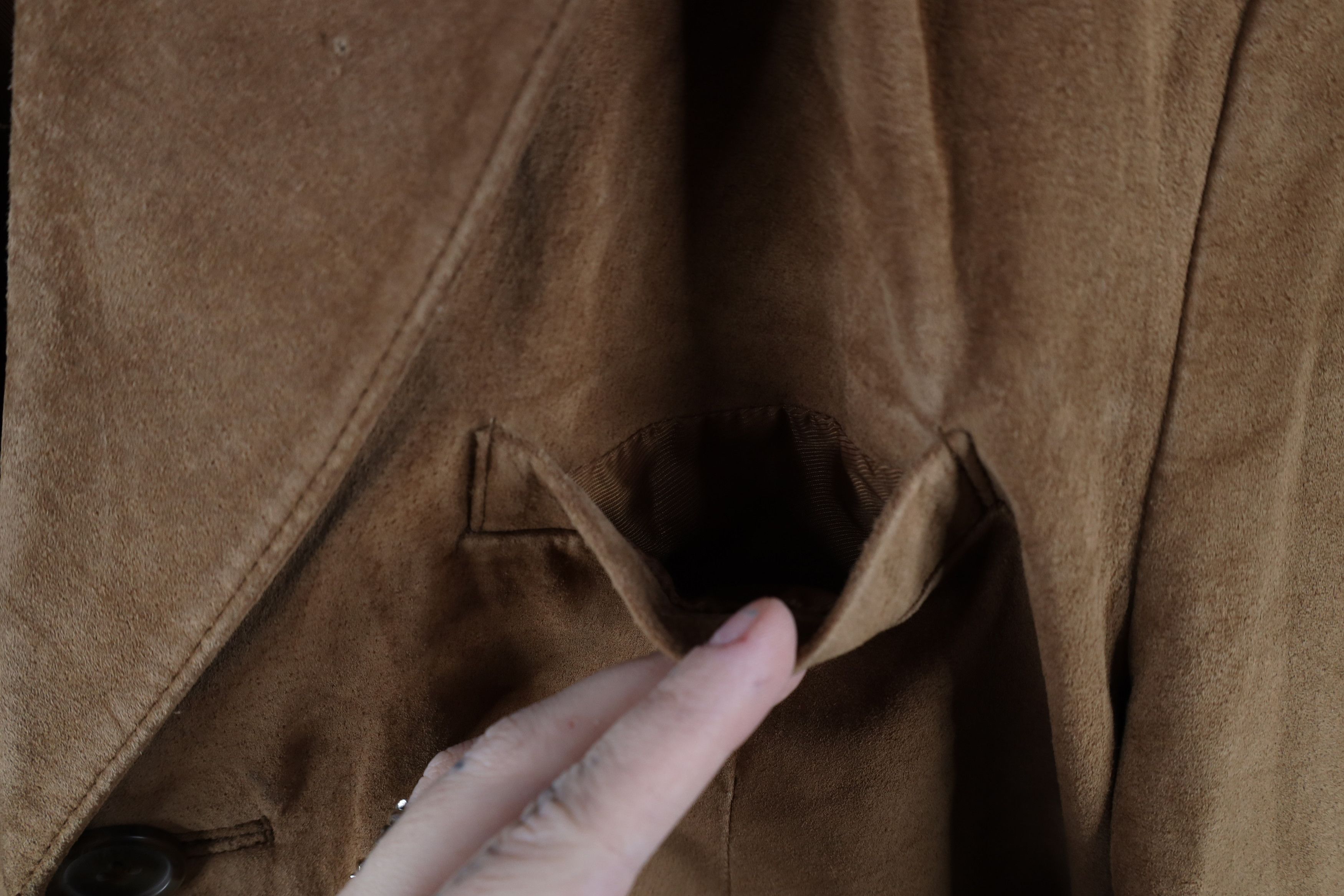 Vintage Vintage 90s Streetwear Leather Blazer Sport Coat Jacket Size US S / EU 44-46 / 1 - 10 Thumbnail