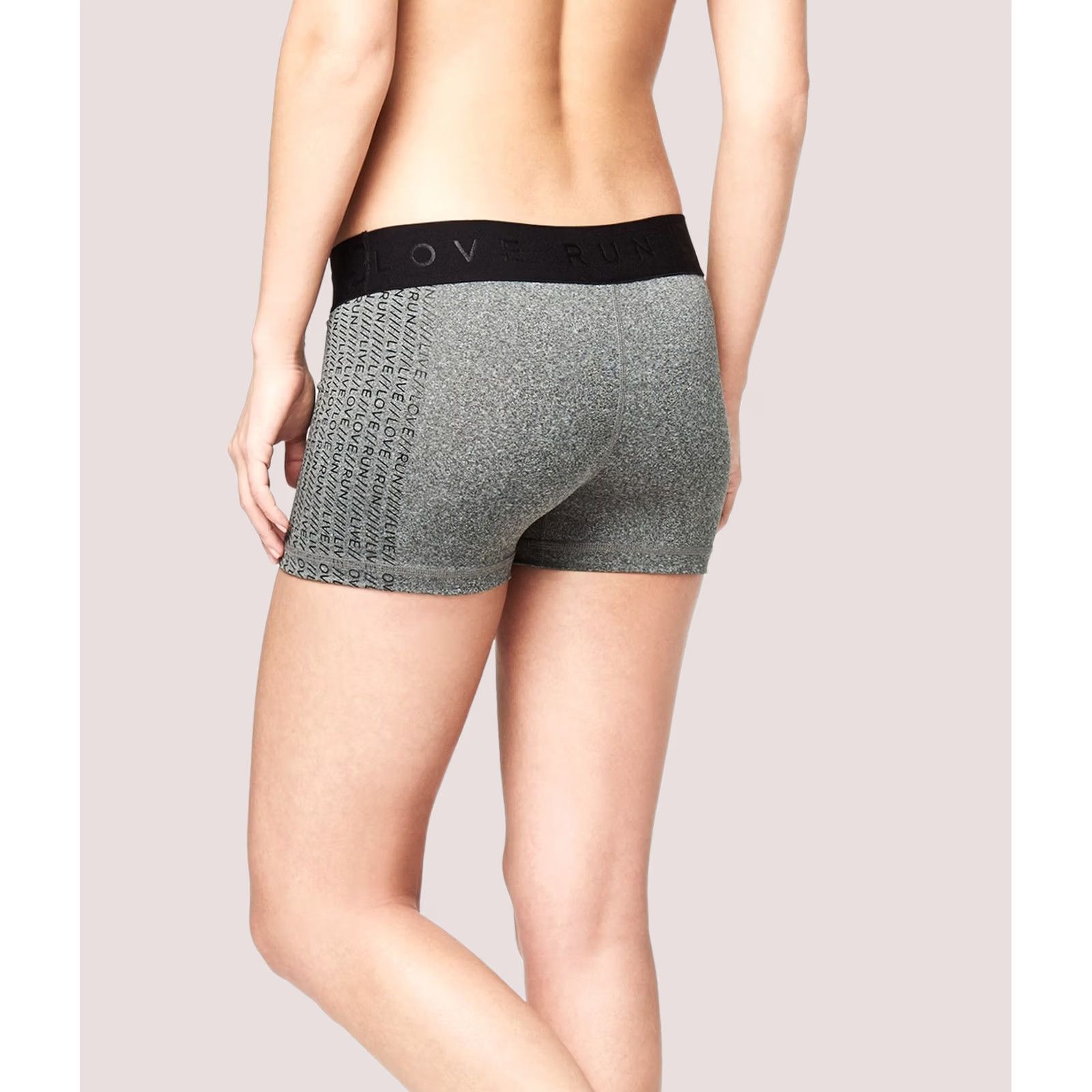 Aeropostale AeroPostale Womens Rubber Logo Athletic Compression Shorts, 017, Juniors, M Size 32" / US 10 / IT 46 - 1 Thumbnail