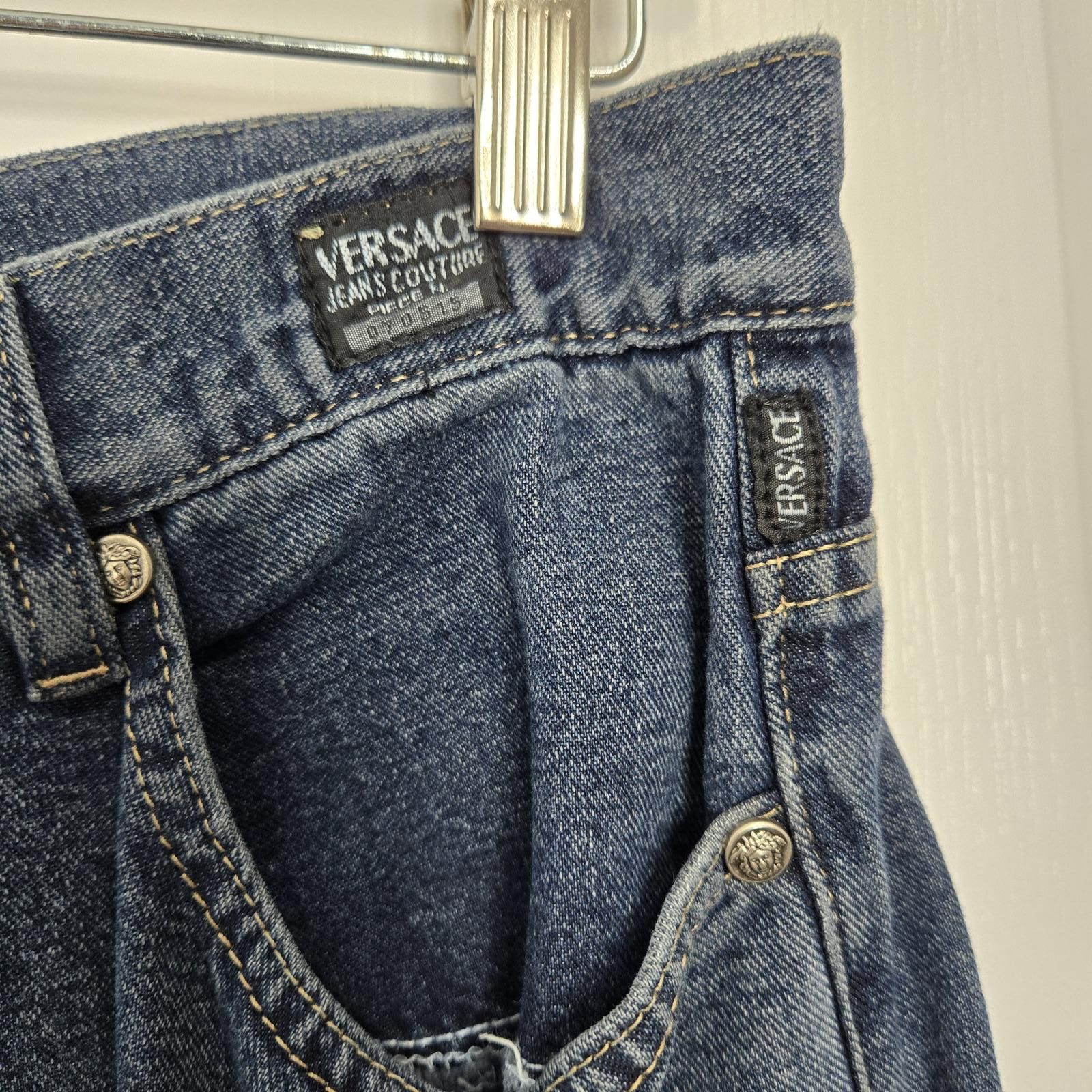Versace Jeans Couture Vintage Versace Jeans Couture Men's 31 Denim Medium Straight Size US 31 - 3 Thumbnail