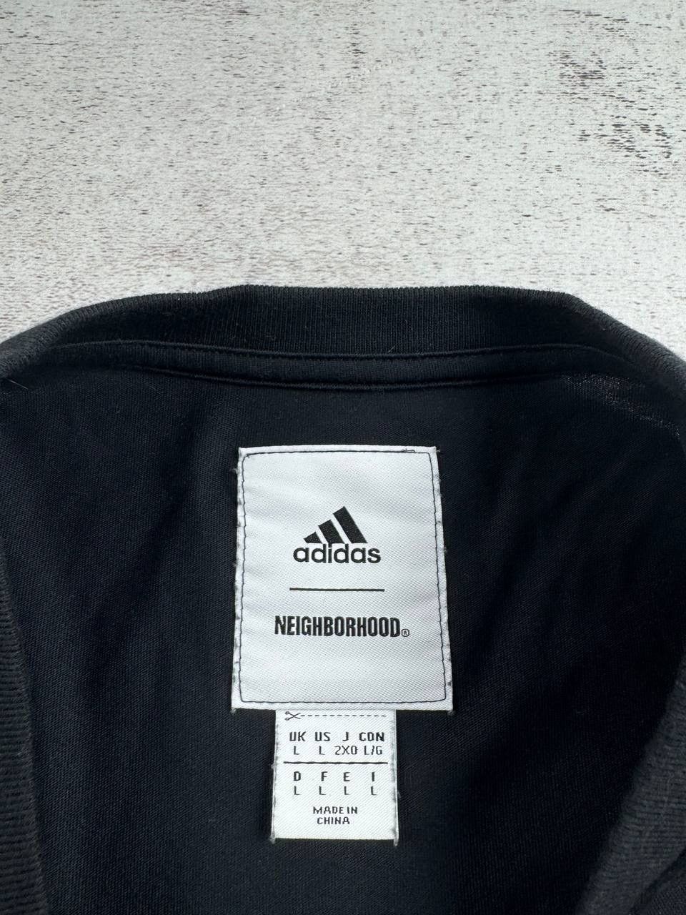 Adidas × Neighborhood Adidas X Neighborhood Men’s L Size Black Collaboration Cotton Jersey T-Shirt Tee Size US L / EU 52-54 / 3 - 7 Thumbnail