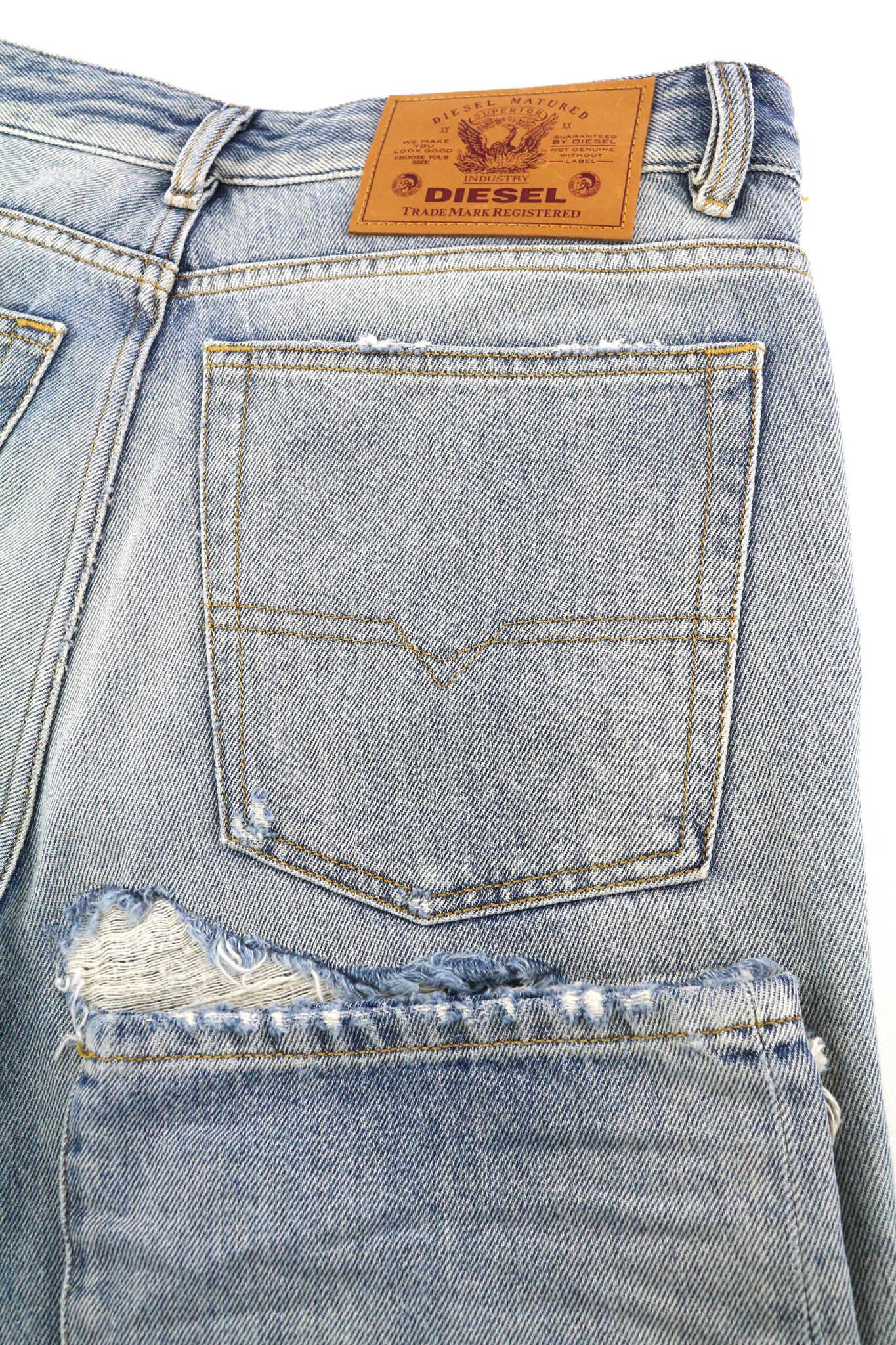 Diesel D-REKIV-Z 09C90 W32/L34 Straight Washed Denim 40392 Size US 32 / EU 48 - 5 Thumbnail