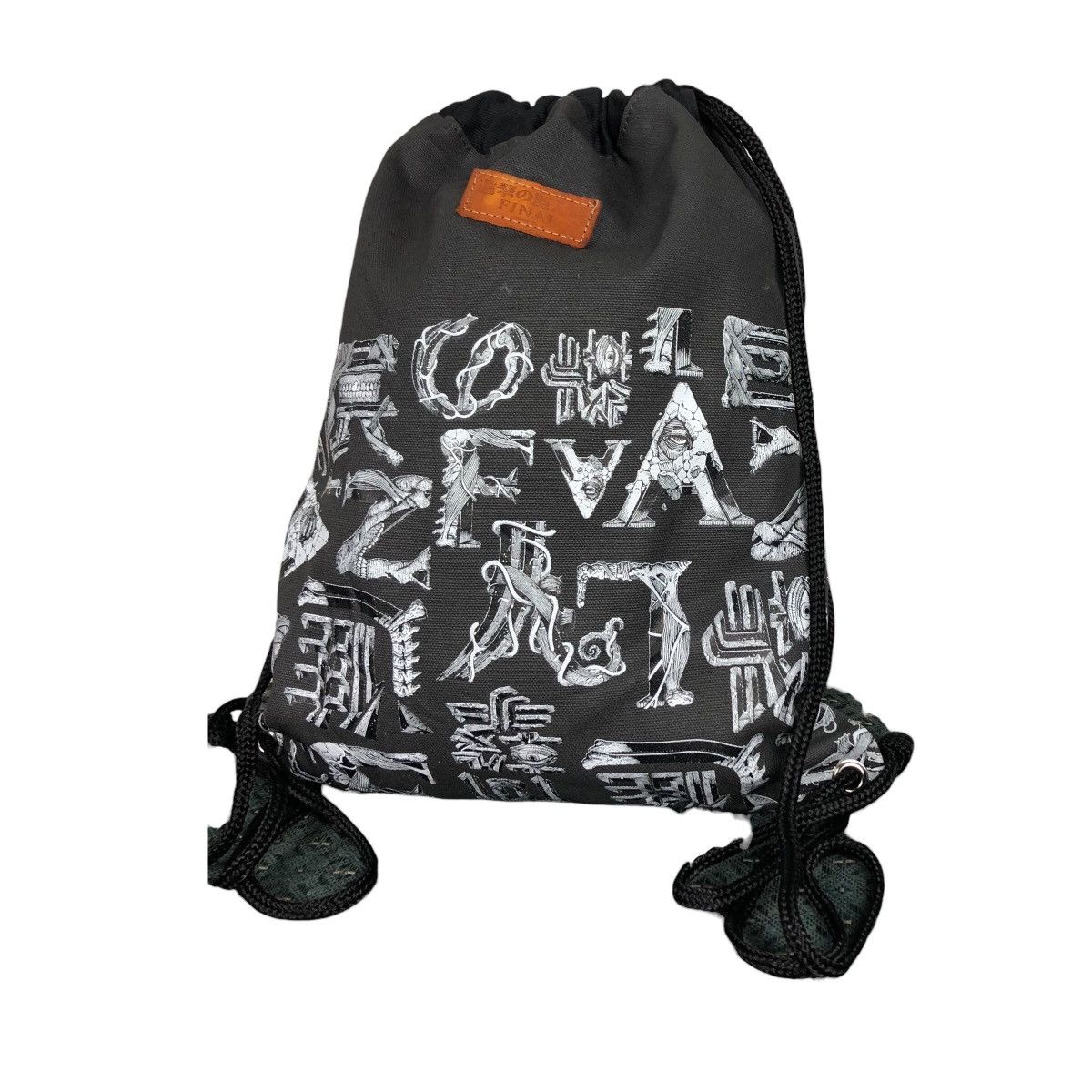 Japanese Brand 📌Vintage Biker Bag Final Japan Over Print Design Size ONE SIZE - 3 Thumbnail
