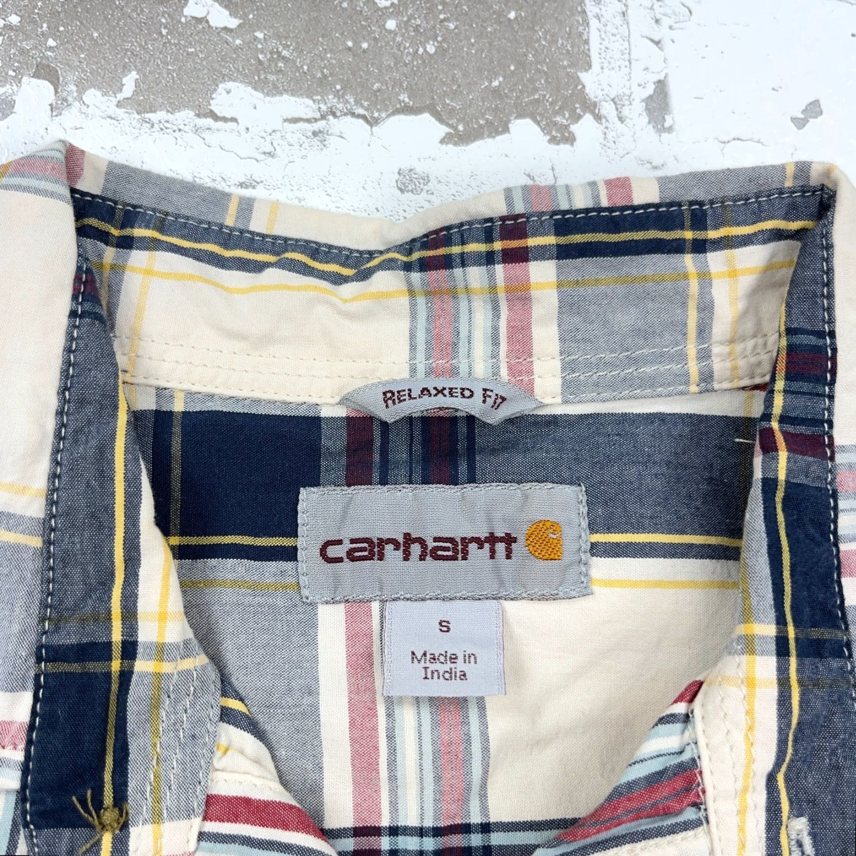 Carhartt Carhartt Shirt Men Small Black Plaid Button-Up Workwear Short Sleeve Casual Size US S / EU 44-46 / 1 - 6 Thumbnail