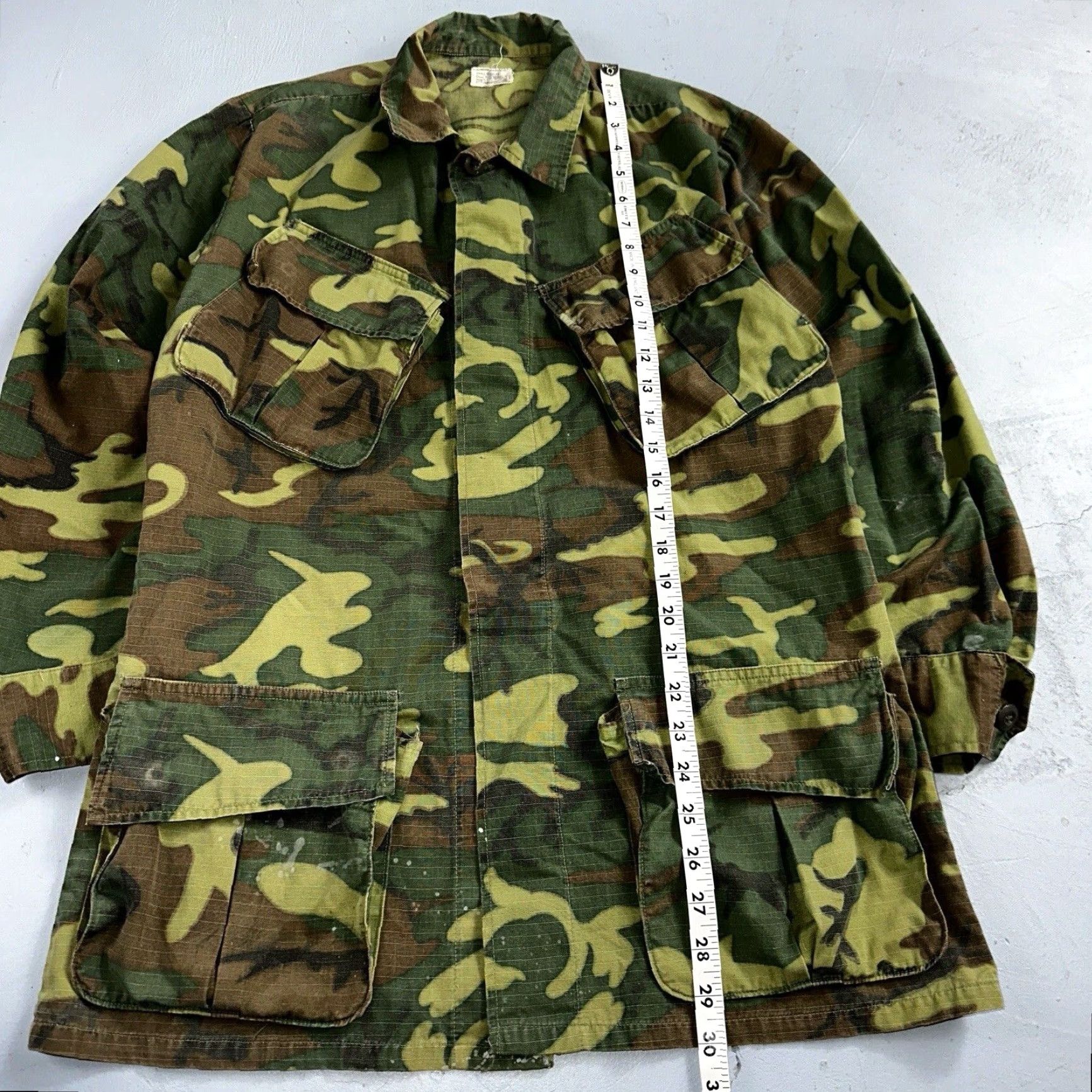 Vintage VINTAGE Alpha Corp USMC 1968 Military Camouflage Wind Resistant Poplin Coat Jacket Camouflage Camo Men Small Wind-Resistant 60s Coat City Size US S / EU 44-46 / 1 - 6 Thumbnail