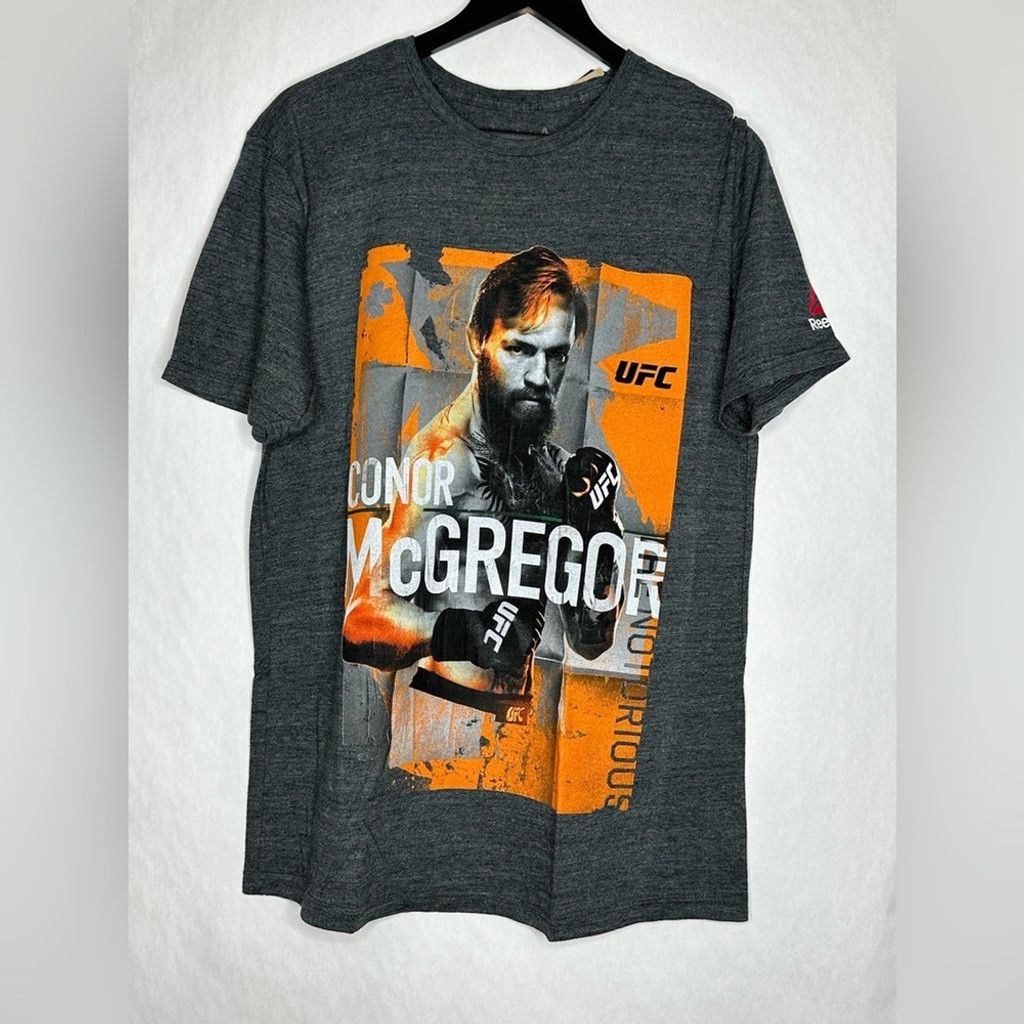 Reebok Reebok UFC Conor McGregor Tee Notorious Black Heather Large Size US L / EU 52-54 / 3 - 4 Thumbnail