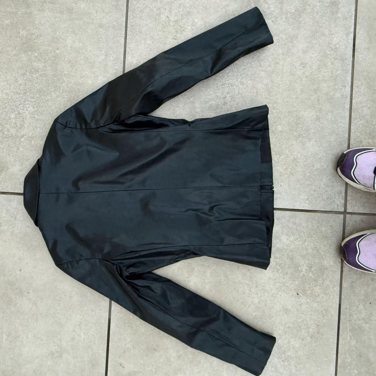 Vintage Vintage 90s Cropped Jacket Black Retro Moto Size US S / EU 44-46 / 1 - 3 Thumbnail