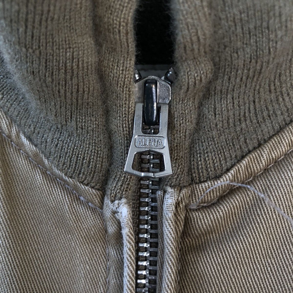 Alpha Industries × Vintage Alpha Industries Vintage Khakis Combat Jacket Size US S / EU 44-46 / 1 - 9 Thumbnail