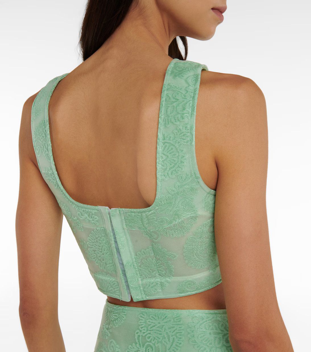 Jil Sander o1y1025 Crop Top in Green Size M / US 6-8 / IT 42-44 - 5 Thumbnail