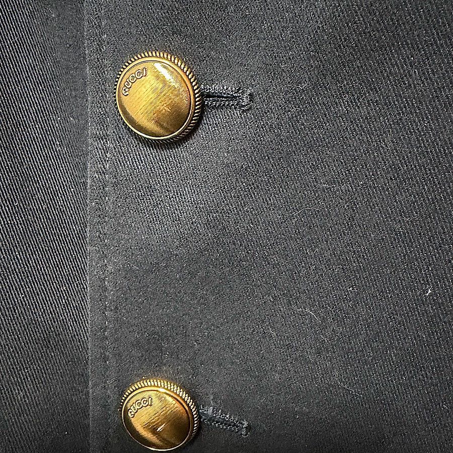 Gucci Authentic Gucci Navy Colorblock Blazer Size 36R - 2 Thumbnail